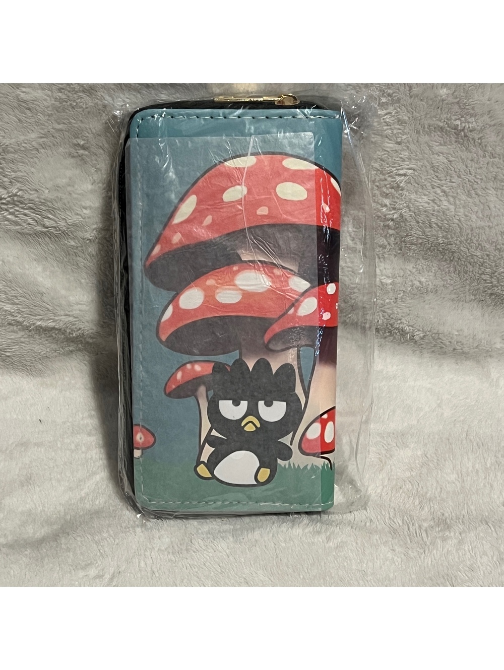 Badtz-Maru mushroom zip wallet